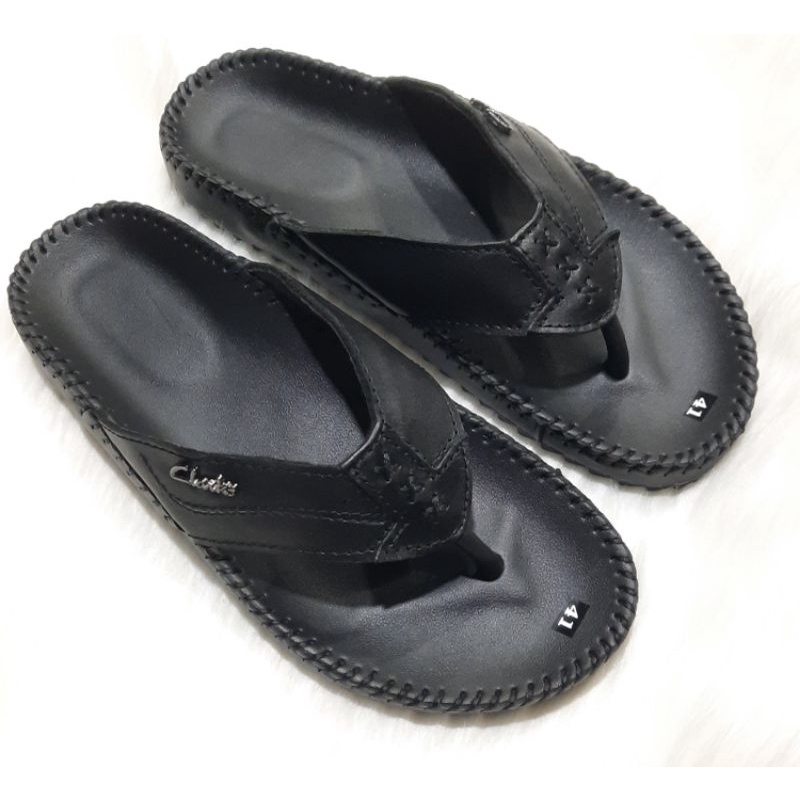 DÉP NAM QUAI KẸP DA BÒ THẬT  CAO CẤP C20