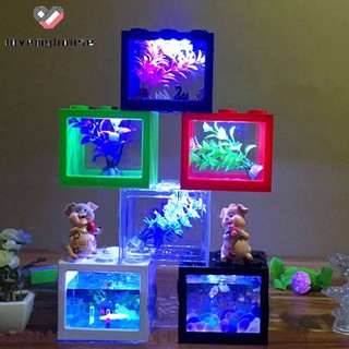 Bể cá mini có đèn LED