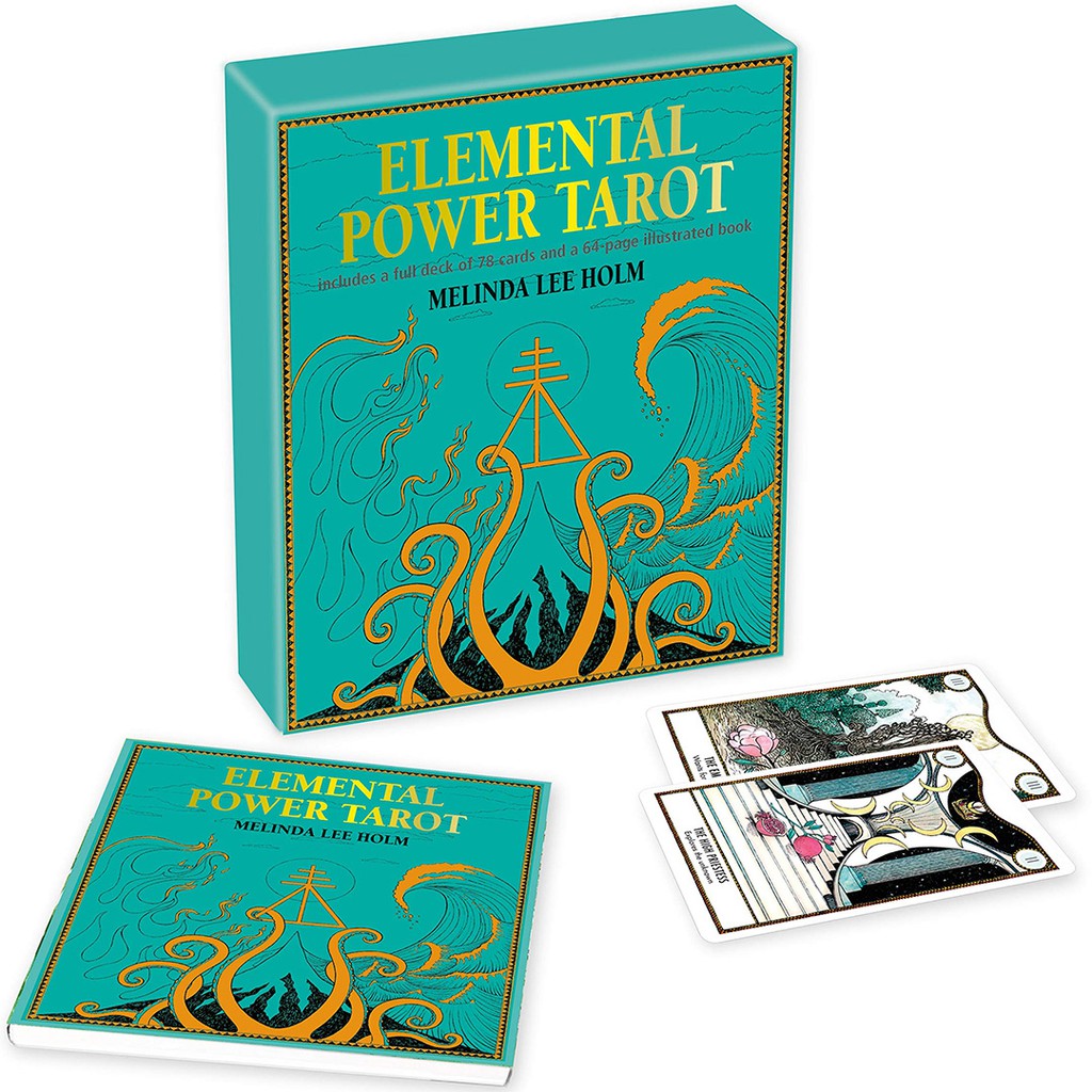 Bộ Bài Elemental Power Tarot (Mystic House Tarot Shop) - Bài Gốc Authentic Chính Hãng 100%