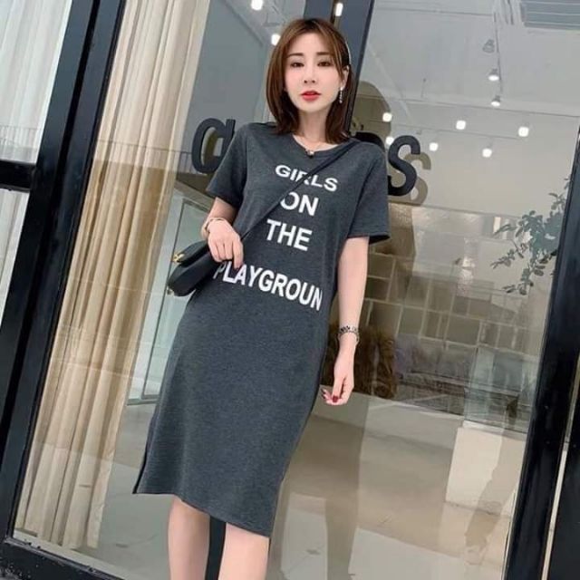 Váy Cotton suông dáng dài