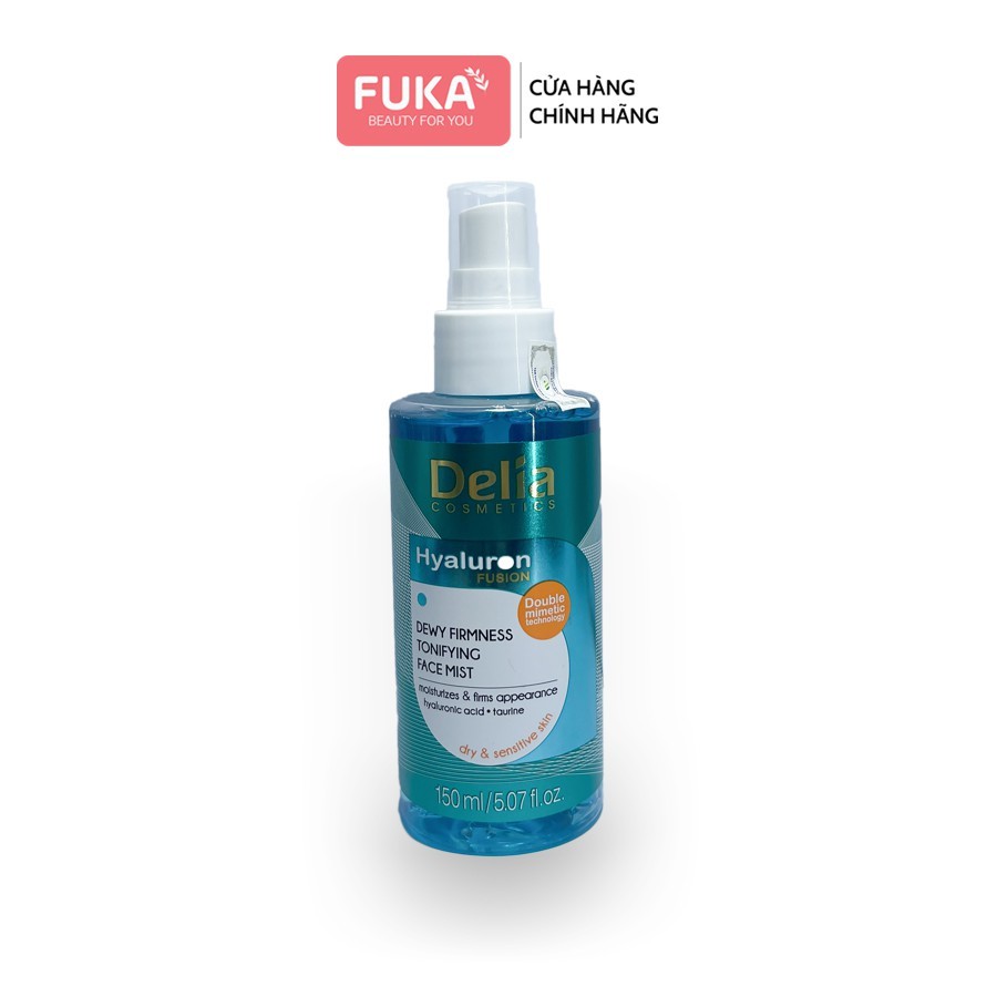 Xịt khoáng cấp ẩm DELIA - Xịt khoáng se khít lỗ chân lông Hyaluron Fusion | BigBuy360 - bigbuy360.vn