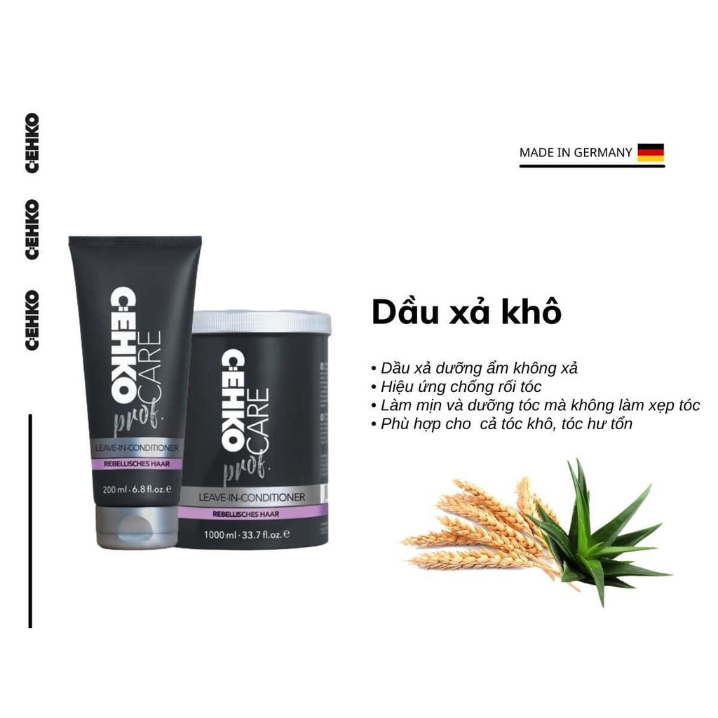 Dầu xả khô dưỡng ẩm cho tóc uốn Cehko Conditioner Long & Thick Hair Leave In 250ml