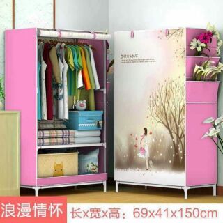 Tủ vải 1 buồng 3d