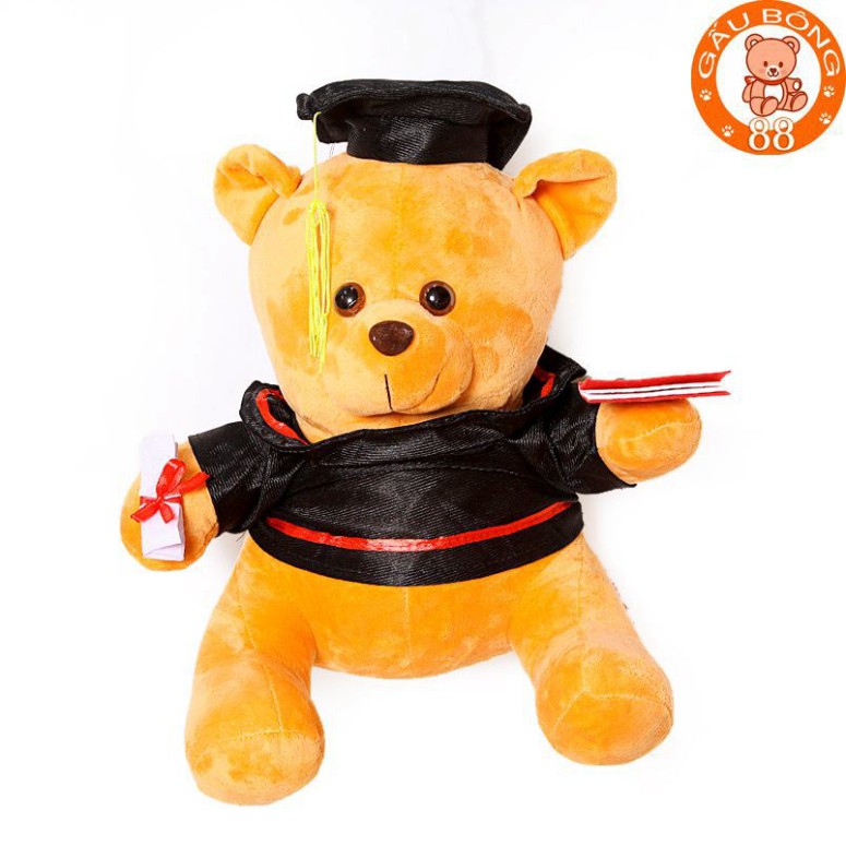 Gấu bông tốt nghiệp cử nhân,cao cấp size 45cm