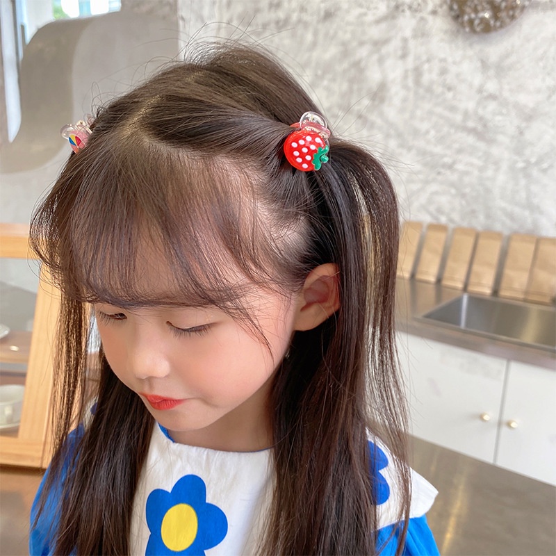 Kẹp Tóc Họa Tiết Hoạt Hình Phong Cách Hàn Quốc Xinh Xắn Cho Bé Gái