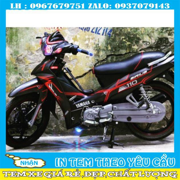 Tem trùm sirius decal nhám mờ