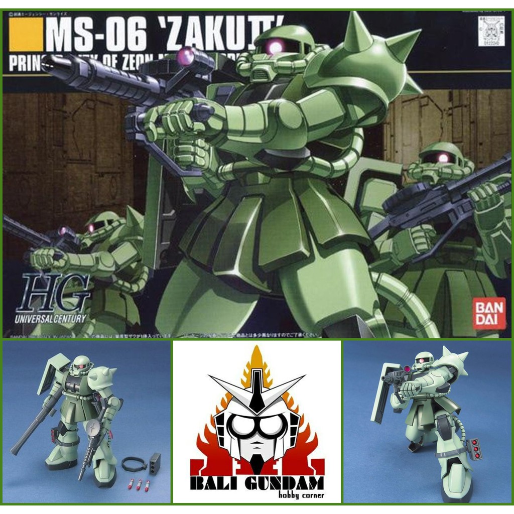 Mô Hình Đồ Chơi Hg 1 / 144 Ms-06f Zaku Ii Mass Pro