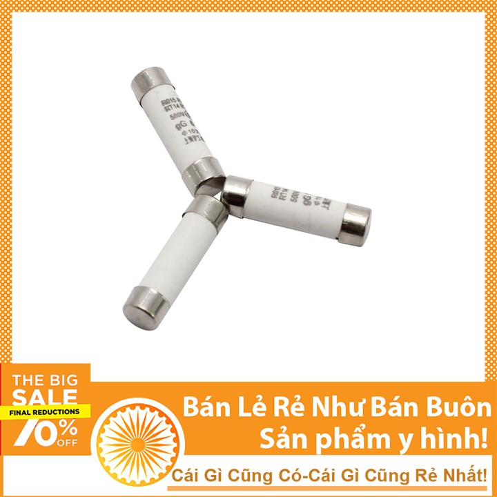 Cầu Chì Công Nghiệp - Cầu Chì Sứ 9x37mm