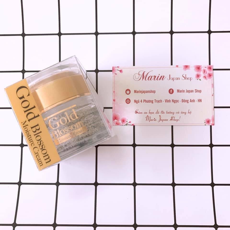 (SALE 2 triệu-&gt;299k)Kem Dưỡng Tinh Chất Vàng Gold Blossom Moisture Cream  (Made in Japan) Nhật Bản