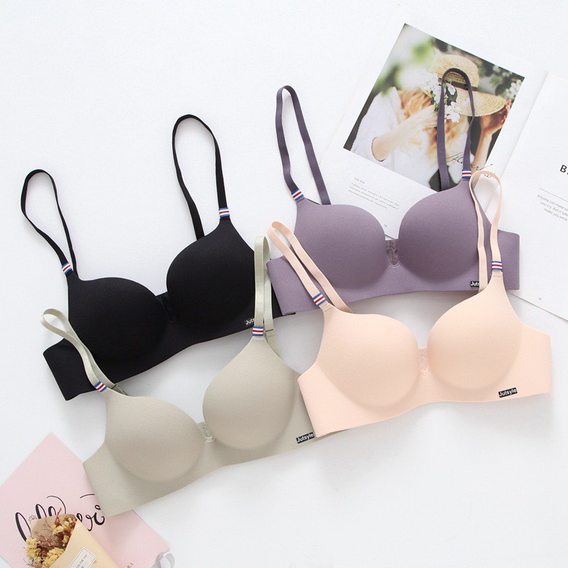 Áo Lót Nữ Su Pháp Đệm Dày Không Gọng Nâng Ngực 2403