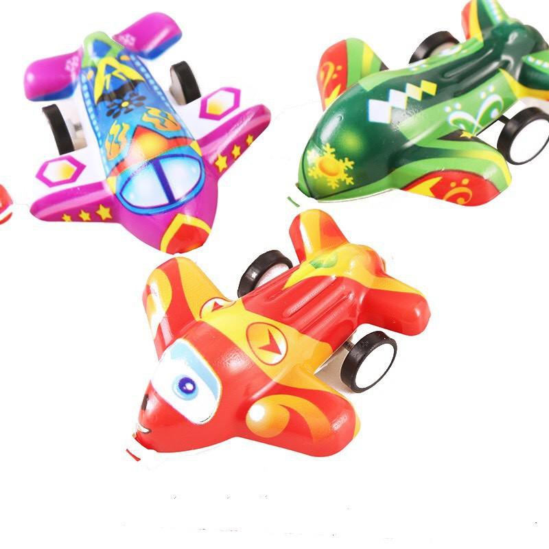 Đồ chơi mô hình máy bay chở khách mini chạy trớn cho bé dễ thương