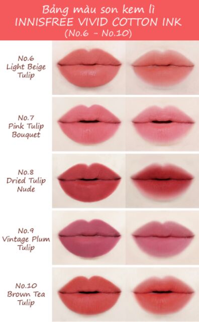 Son tint lì Innisfree Vivid Cotton Ink🌷🌷🌷 | BigBuy360 - bigbuy360.vn