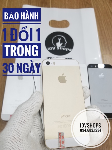 Điện thoại iPhone 5S 16/32/64Gb Quốc tế - hàng chính hãng Apple