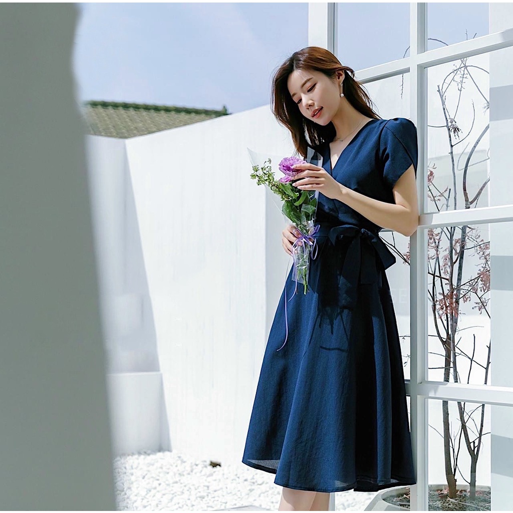 Đầm váy freesize tay sen 3 màu