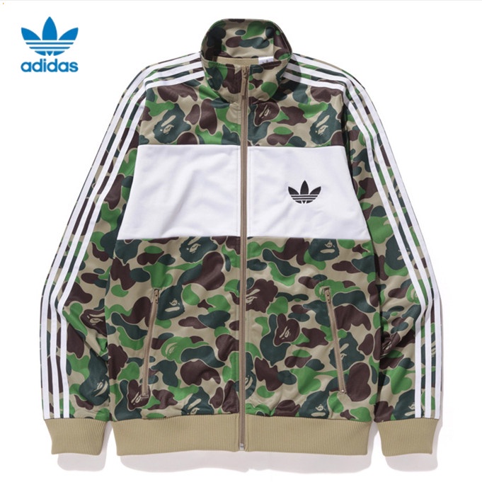 Áo Khoác Thể Thao Adidas Họa Tiết Rằn Ri Cá Tính Cho Nam Nữ Bk4569 Bk4570