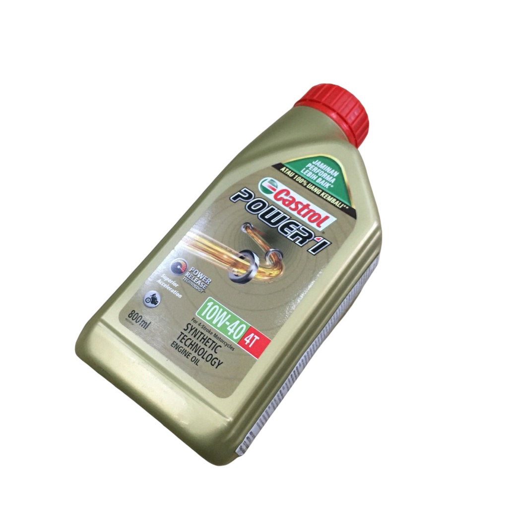 Nhớt Castrol Power1 4T API SN, JASO MA2 - Nhớt xe số, xe côn tay cao cấp