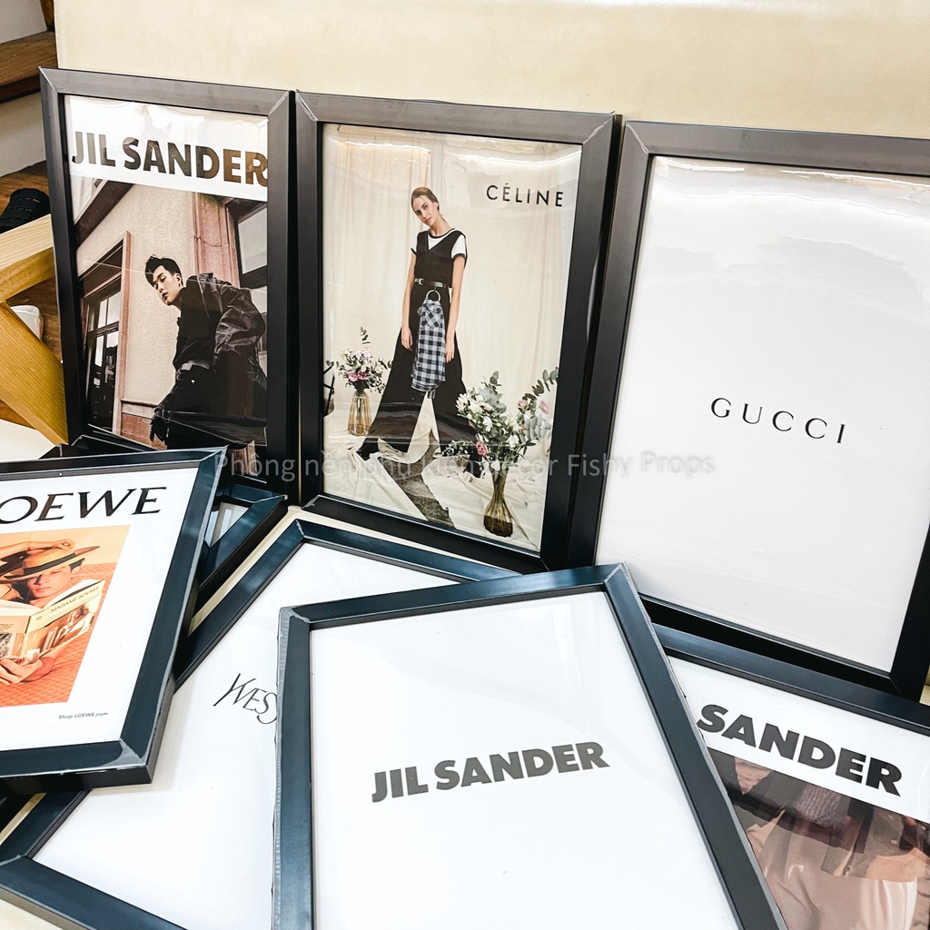 Khung Kèm Tranh Trang Trí Hình Hot Trend Thương Hiệu Đạo Cụ Chụp Ảnh Decor Nhà Cửa Hàng