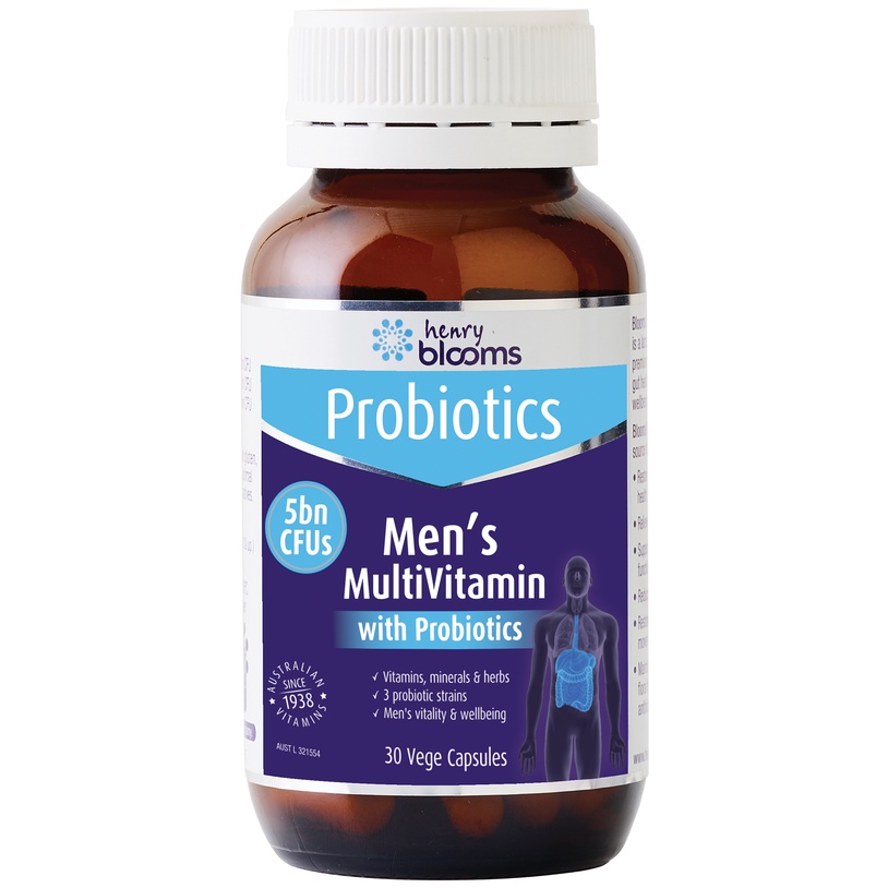 Vitamin Tổng Hợp Cho Nam Men's Multivitamin With Probiotics Henry Blooms