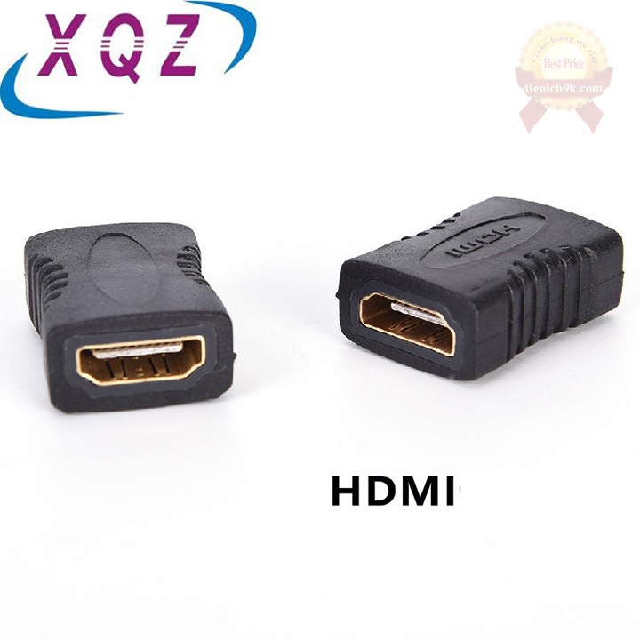 Đầu nối dây cáp HDMI mạ vàng cao cấp hãng XQT Jack chuyển đổi nối dài HDMI cho máy chiếu F744SP3