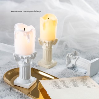 Trụ La Mã cột Hy Lạp làm chân nến xinh xắn decor, chụp ảnh, trang trí nhà cửa