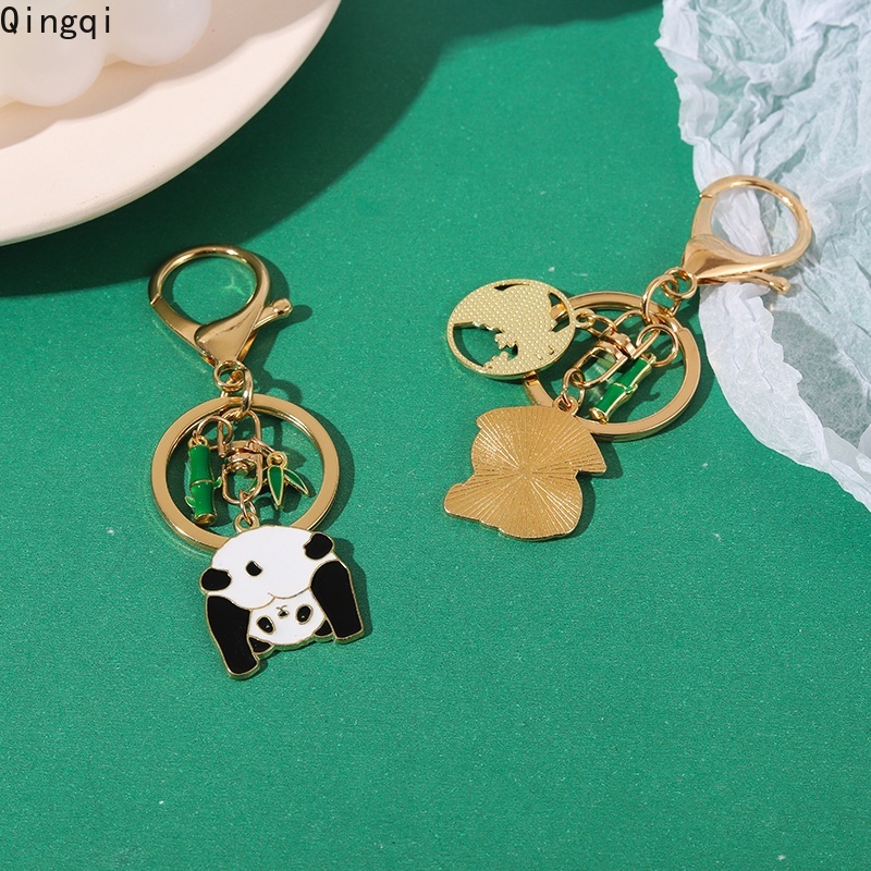 Móc Khóa Miss Zoe Kim Loại Hình Gấu Trúc Dễ Thương