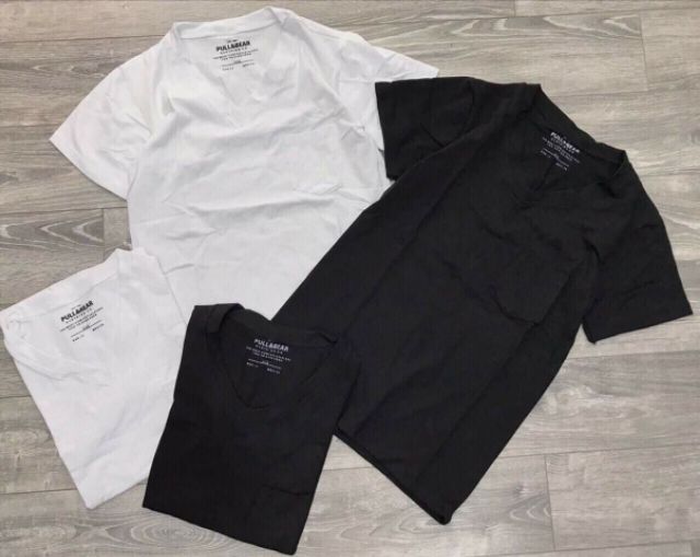 ÁO PULL CỘC TAY CỔ TIM XUẤT