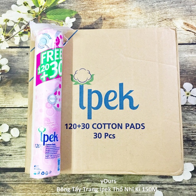 Bông tẩy trang Cotton ipek 150 miếng