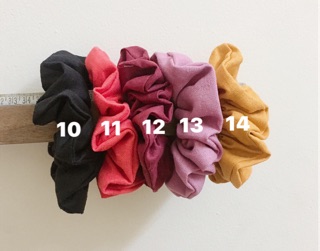 Cột tóc, buộc tóc vải Scrunchies nhiều màu