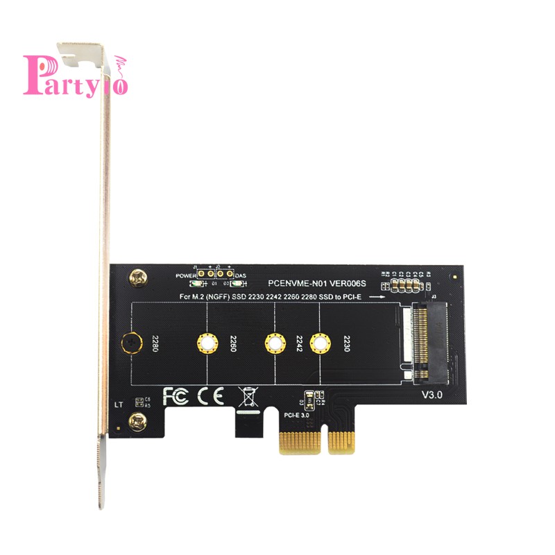 Card Chuyển Đổi Pcie Sang M2 Pci Express 3.0 X1 Sang Nvme Ssd M2 Pcie 2230 2242 2260 2280 M.2 Ssd