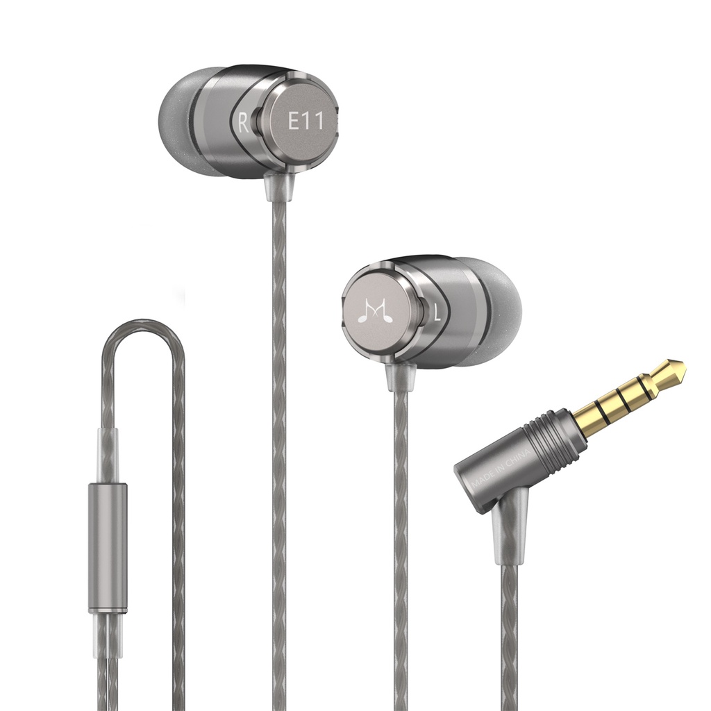 Tai Nghe Nhét Tai SoundMAGIC E11 Chống Ồn Có Dây Màu Đen