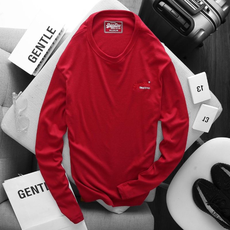 Áo thun nam tay dài cotton mềm