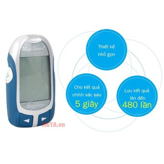 Máy đo đường huyết MediSmart Sapphire