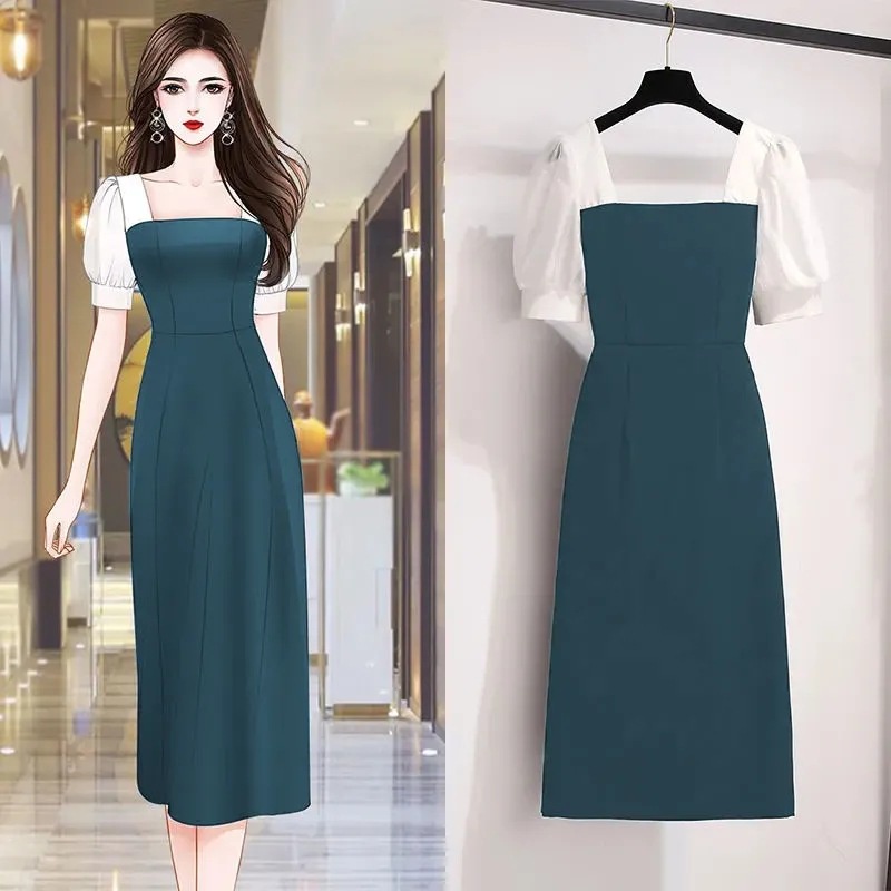 Đầm Tay Ngắn Plus Size Cho Nữ