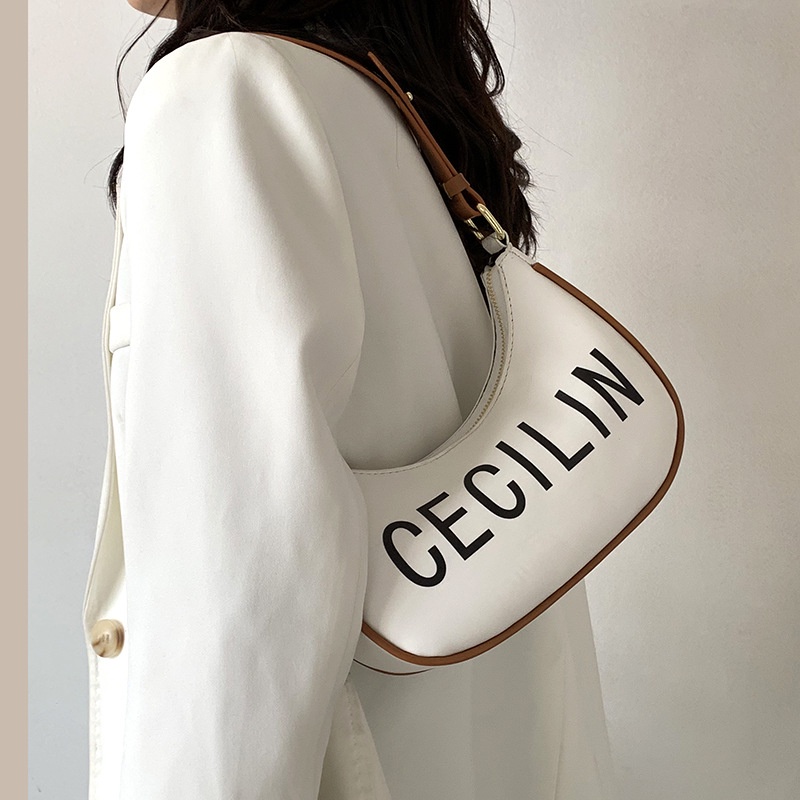 Túi đeo chéo kẹp nách đẹp xách nữ cao cấp đen trắng  thời trang công sở HÀN QUỐC KIVADO TX A0552