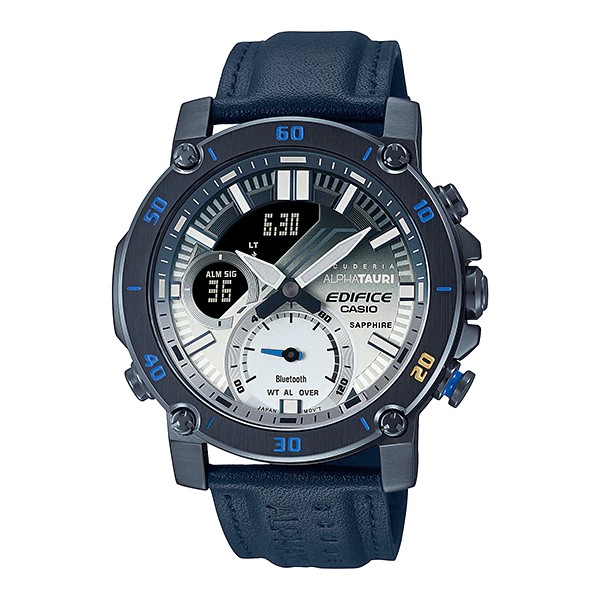 Đồng Hồ Nam Casio Edifice ECB-20AT-2ADR Chính Hãng - Dây Da | Edifice ECB-20AT-2ADR Scuderia AlphaTauri Limited Editiong