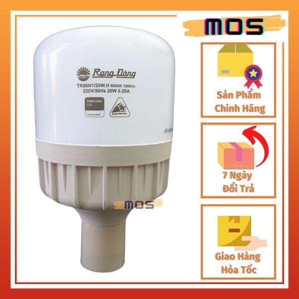 Bóng đèn led trụ Rạng Đông 20W/30W/40W/50W Mos Shop
