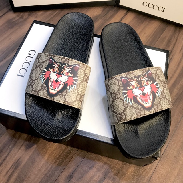 Dép Gucci Mèo Đỏ fullbox