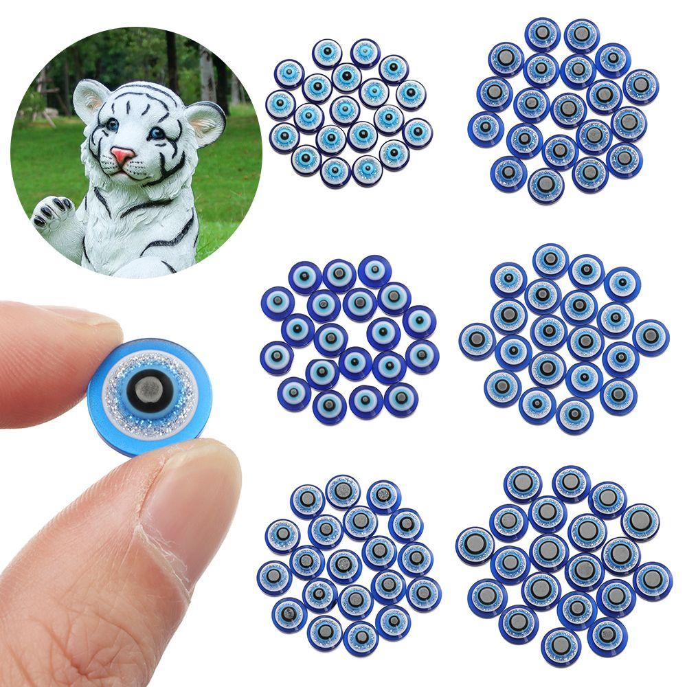 LUOL 20 Mắt Động Vật Tự Dính 6 Kích Cỡ Cho Búp Bê
