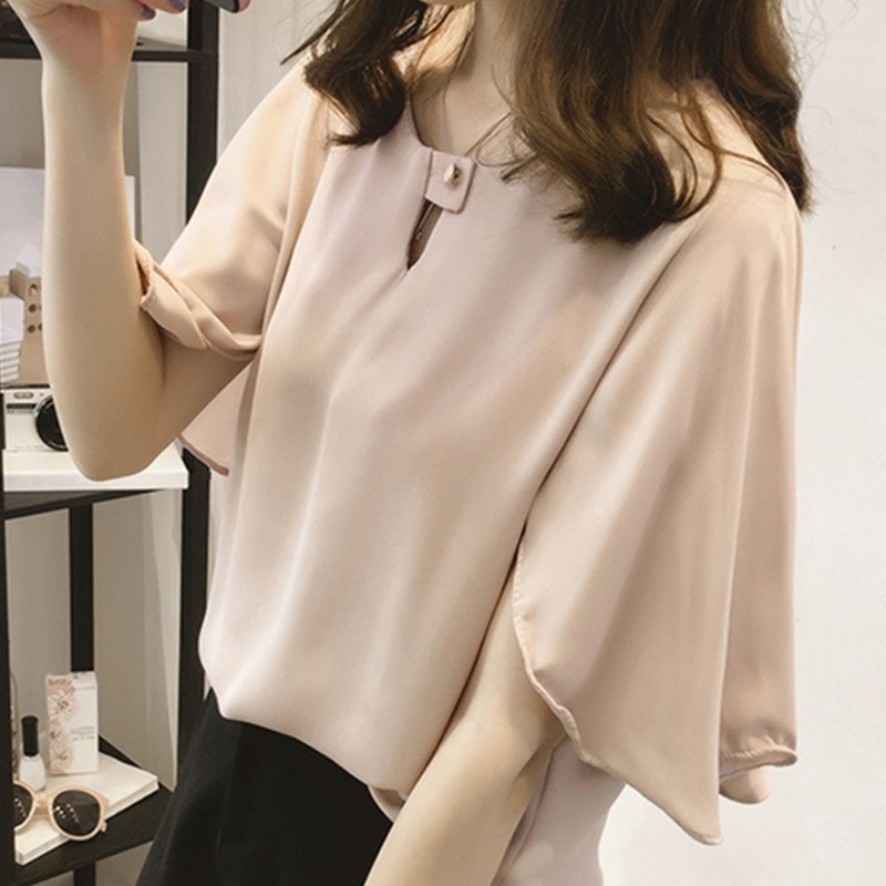 Áo Chiffon Nữ Tay Lửng Ống Loe | BigBuy360 - bigbuy360.vn