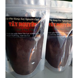 Cà phê pha phin nguyên chất gói 100g.