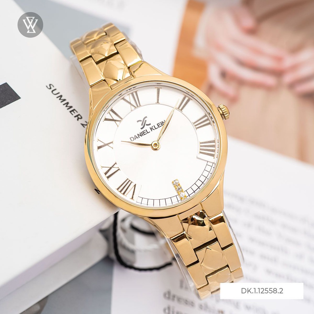 Đồng Hồ Quartz Nữ Daniel Klein WATCHSTORE DK.1.12558.2 Mặt Kính Khoáng 33mm, Dây Kim Loại, Vỏ Thép Không Gỉ