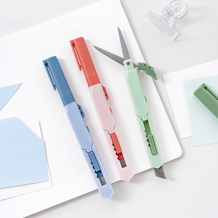 Kéo Cắt Và Cắt Đa Năng Hình Cây Bút Sáng Tạo