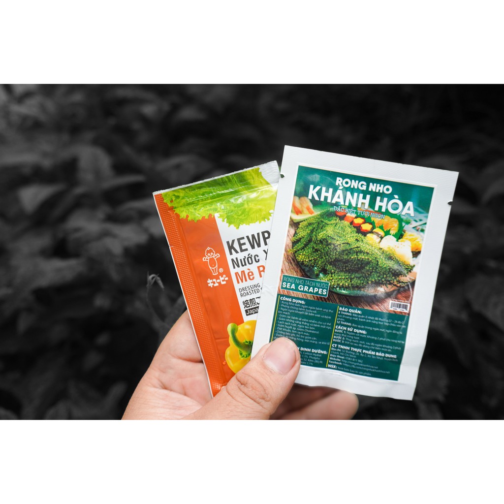 Rong Nho Tách Nước Khánh Hoà - Thần dược của biển cả - Công Nghệ Tách Nước Tiêu Chuẩn Nhật Bản - gói 100 gram | BigBuy360 - bigbuy360.vn