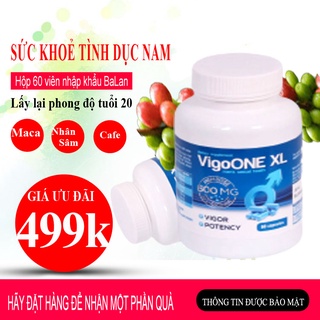 Cải Thiện Sức Khoẻ Tình Dục Nam VigoOne XL Tăng Cường Sinh Lý Nam Tự Nhiên