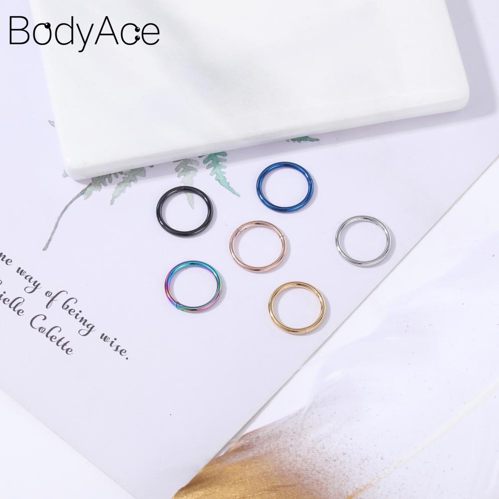 1 Khuyên Mũi Tròn 6/7/8/9/10mm Bằng Thép Không Gỉ