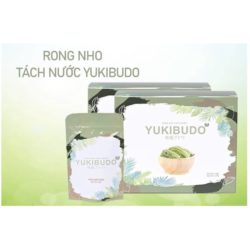 [ Quà tặng Nước chấm mè rang ] Rong nho Tách nước YUKIBUDO - Namiso- Green Food - trường thọ chính hãng