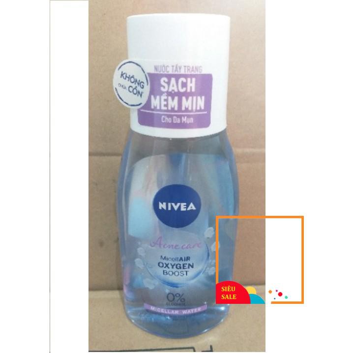 Nước tẩy trang NIVEA ngừa mụn Acne Care Micellar Water (125ml) - 89270