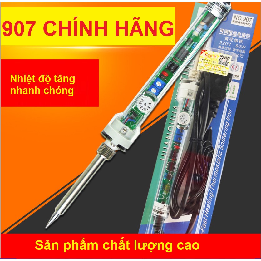 Mỏ hàn điều chỉnh nhiệt độ No 907 60W