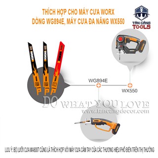 COMBO 3 LƯỠI CƯA KIẾM WORX WA8007