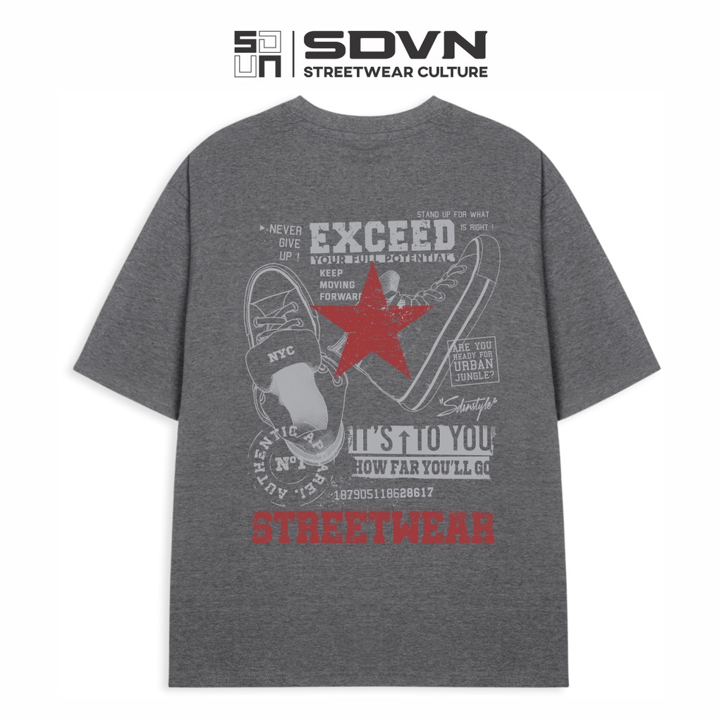 Áo Thun Unisex Nam Nữ Form rộng Local Brand SDVN STREETWEAR